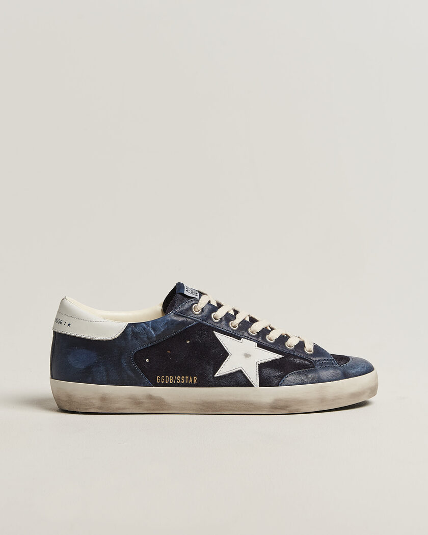 Golden Goose Super-Star Sneakers Dark Blue – Bleu