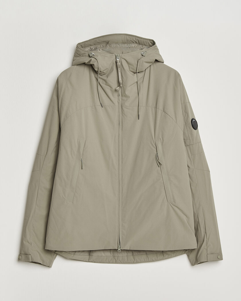  C.P. Company Pro-Tek Lightweight Padded Hood Jacket Light Grey – Gris