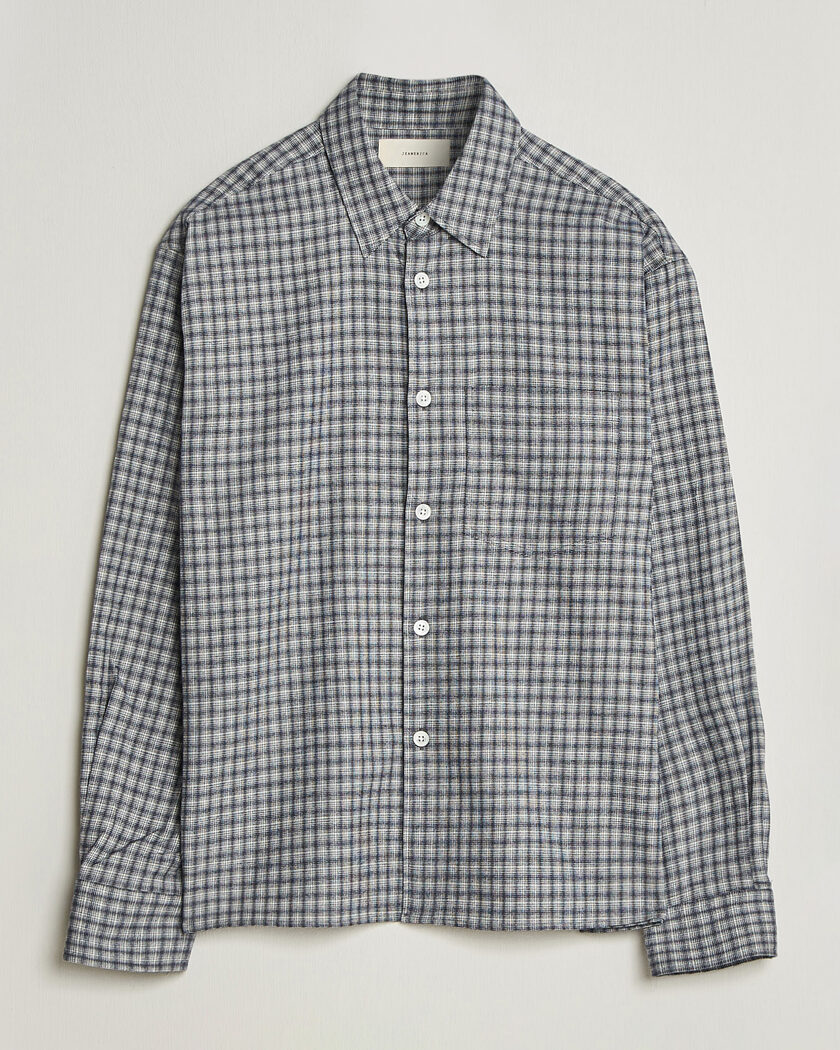 Jeanerica Juan Checked Flannel Shirt Blue – Bleu