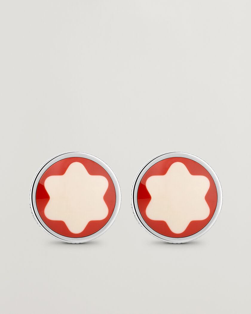 Montblanc Cufflinks Heritage Rouge et Noir – Argent
