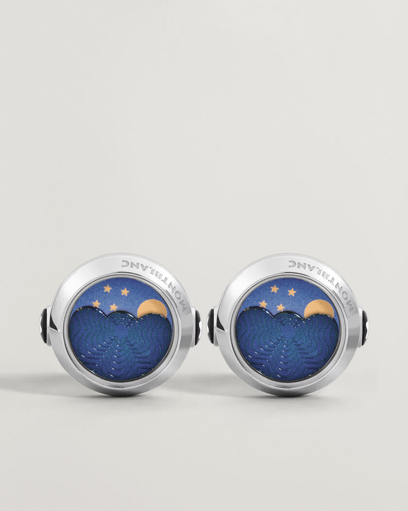 Montblanc Cufflinks Moonphase Movement – Argent