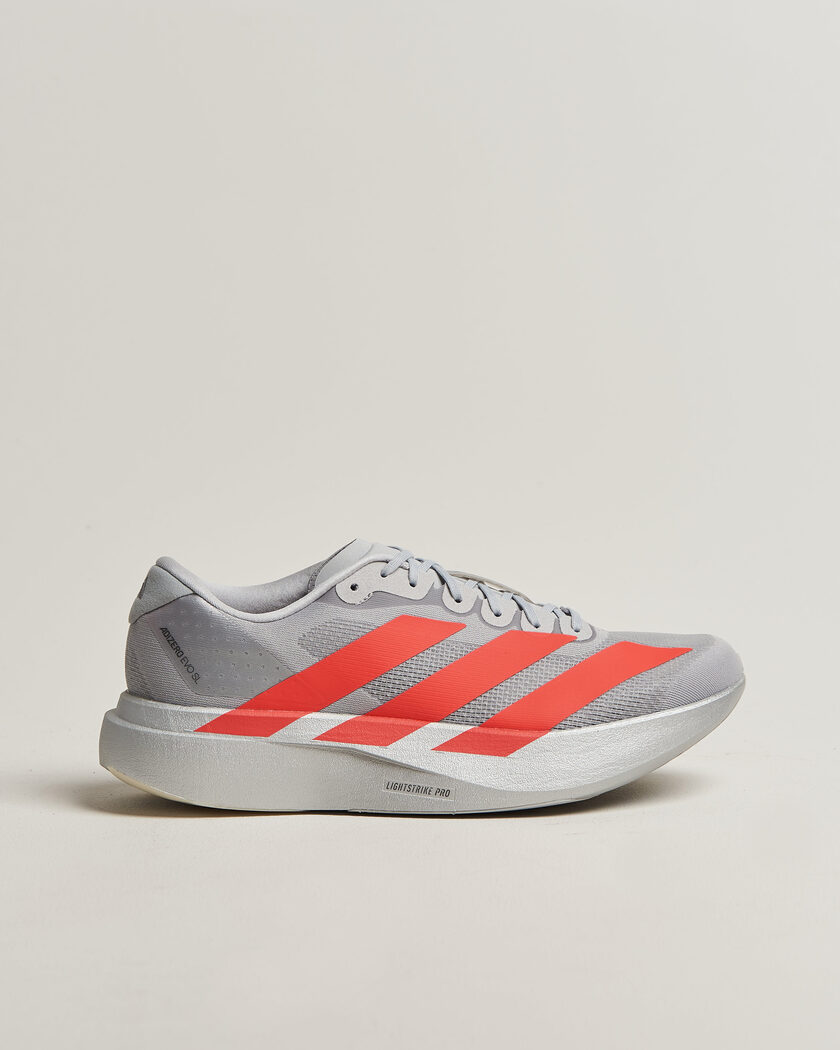 adidas Performance Adizero Evo SL Silver/Red – Gris