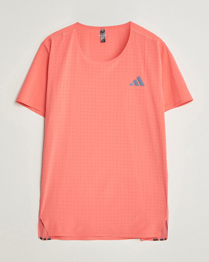 adidas Performance Adizero Running T-Shirt Red – Rouge
