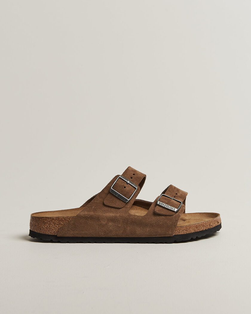 BIRKENSTOCK Arizona Classic Footbed Dark Tea Suede – Marron