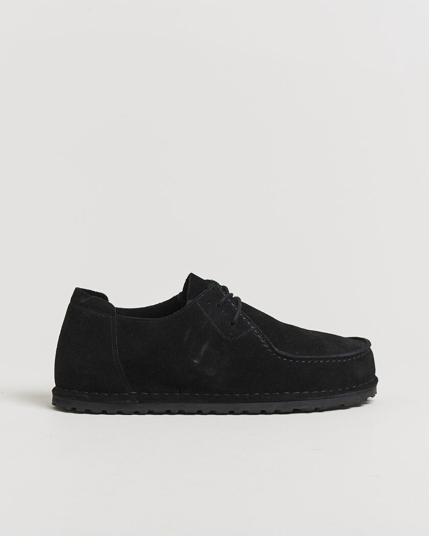 BIRKENSTOCK Utti Lace Loafer Black Suede – Noir