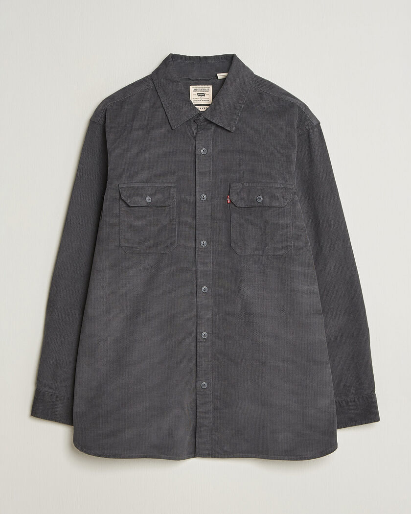 Levi's Jackson Corduroy Worker Shirt Greystroke – Gris