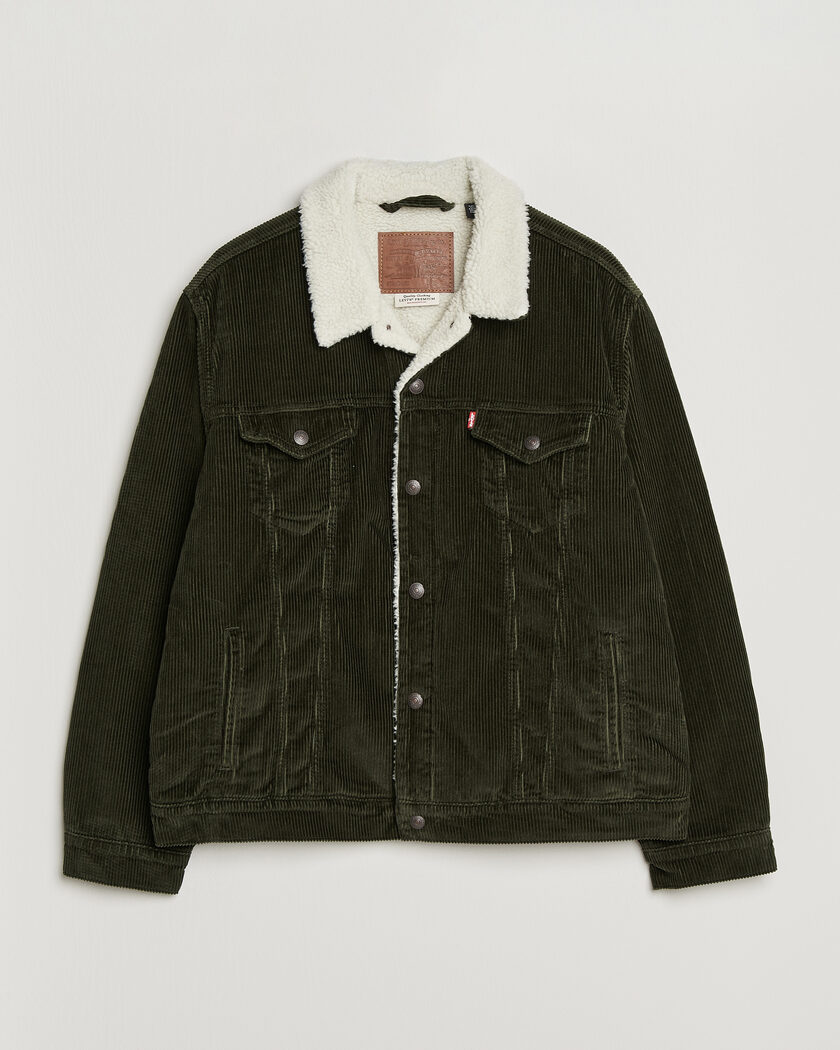 Levi's Type 3 Sherpa Trucker Rosin – Vert