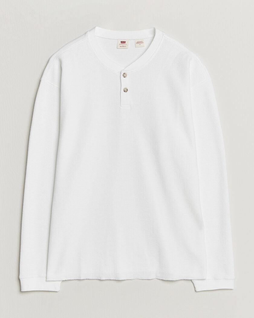 Levi's Relaxed Henley Bright White – Blanc