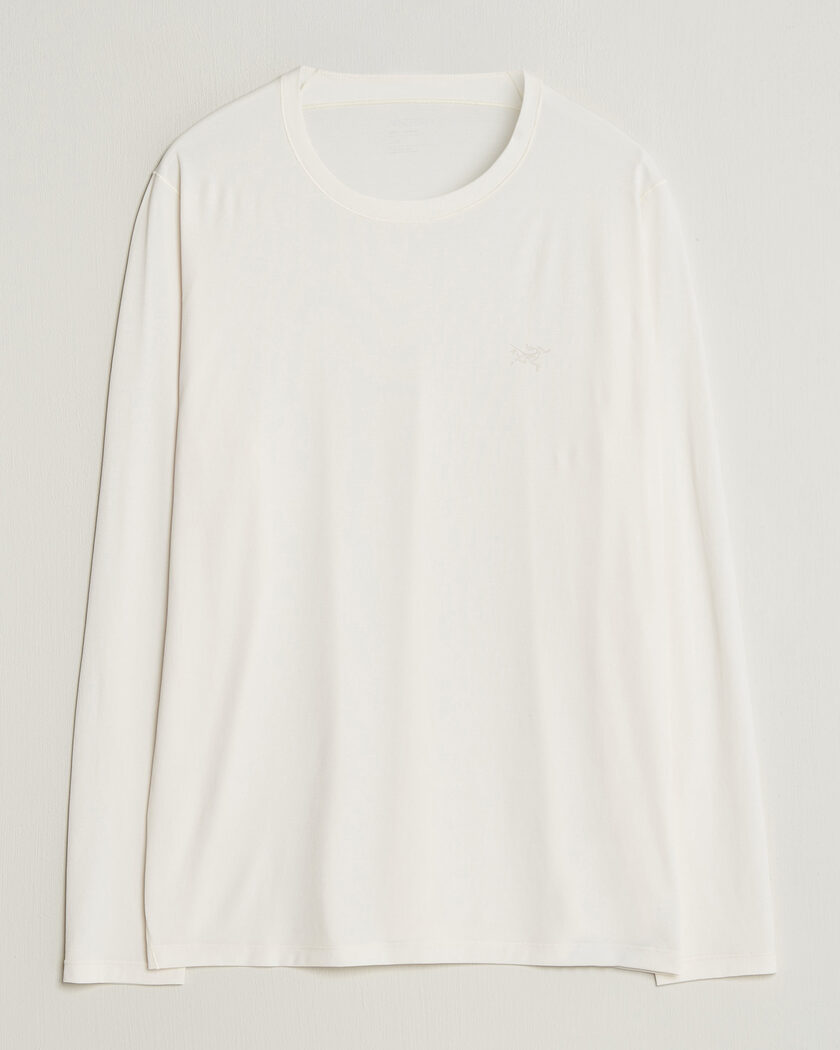 Arc'teryx Cormac Long Sleeve T-Shirt Arctic Silk – Blanc