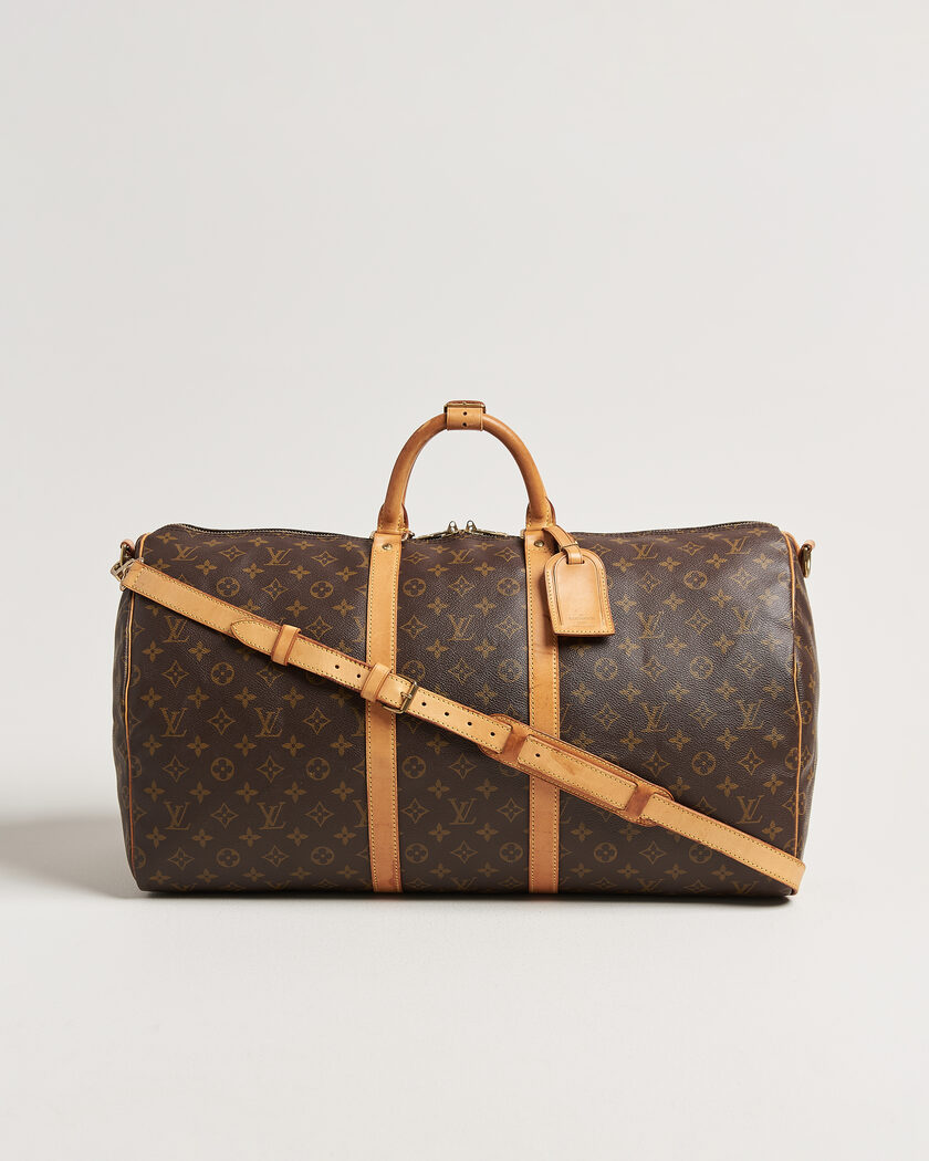 Louis Vuitton Pre-Owned Keepall Bandouliére 55 Monogram – Marron