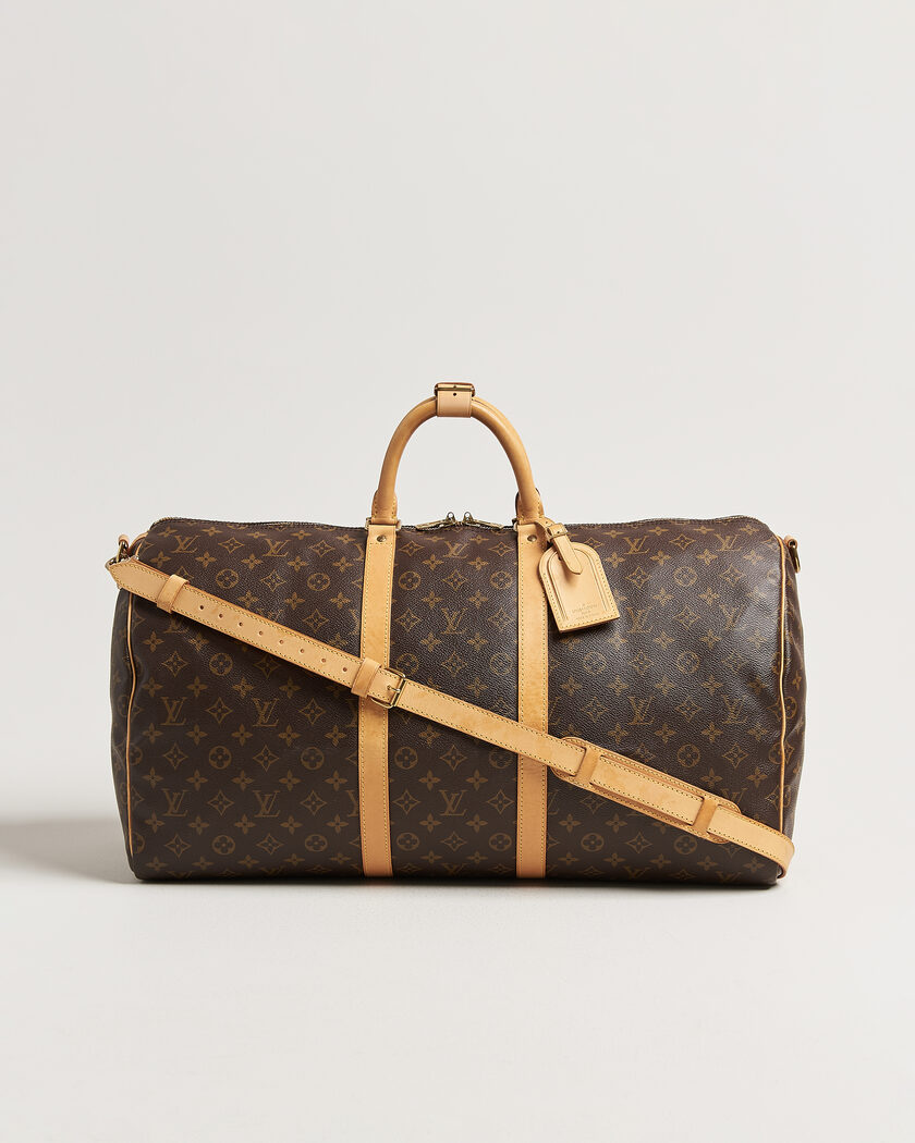 Louis Vuitton Pre-Owned Keepall Bandouliére 55 Monogram – Marron