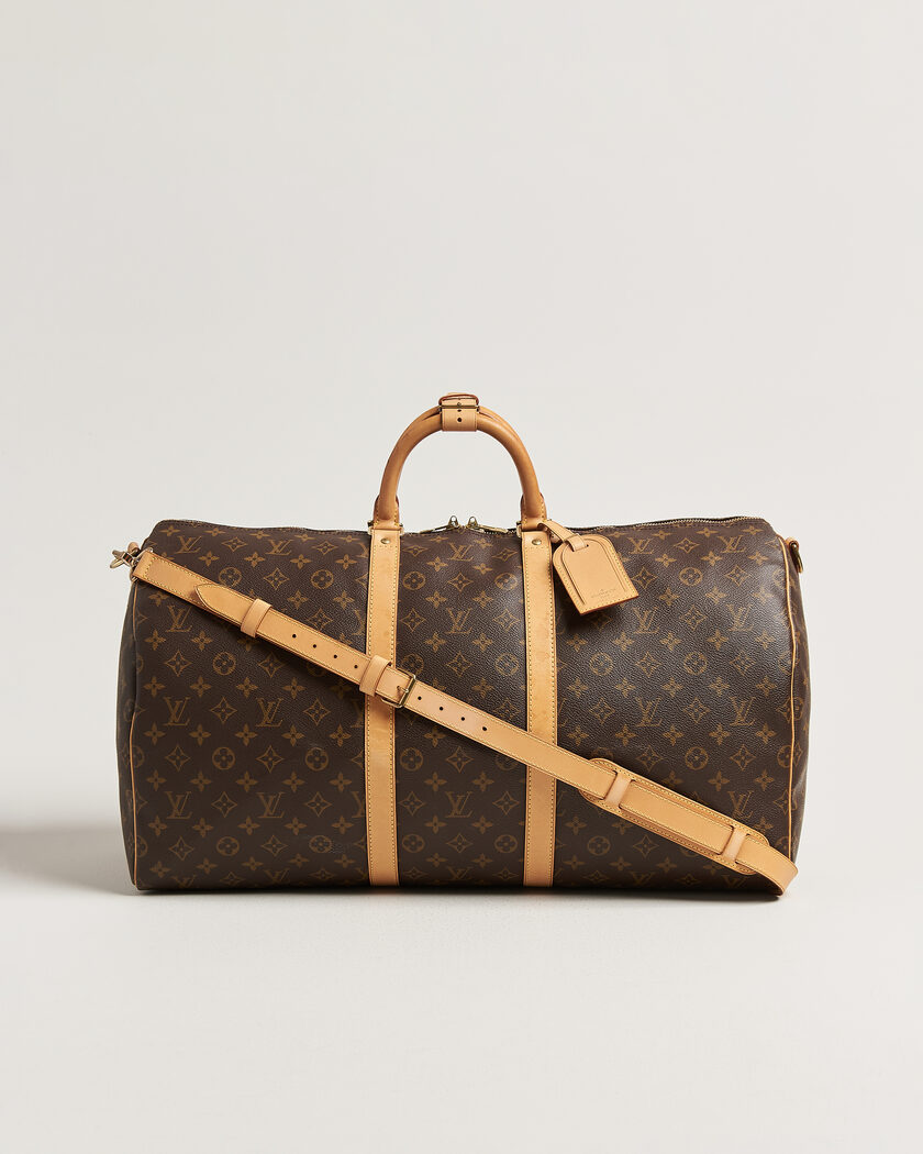 Louis Vuitton Pre-Owned Keepall Bandouliére 55 Monogram – Marron