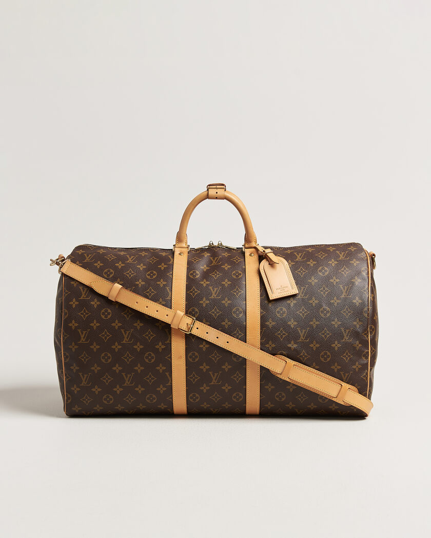 Louis Vuitton Pre-Owned Keepall Bandouliére 55 Monogram – Marron