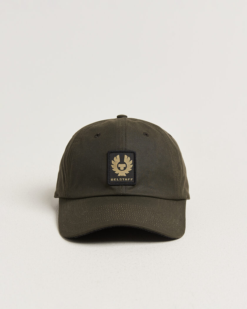 Belstaff Phoenix Wax Logo Cap Faded Olive – Vert