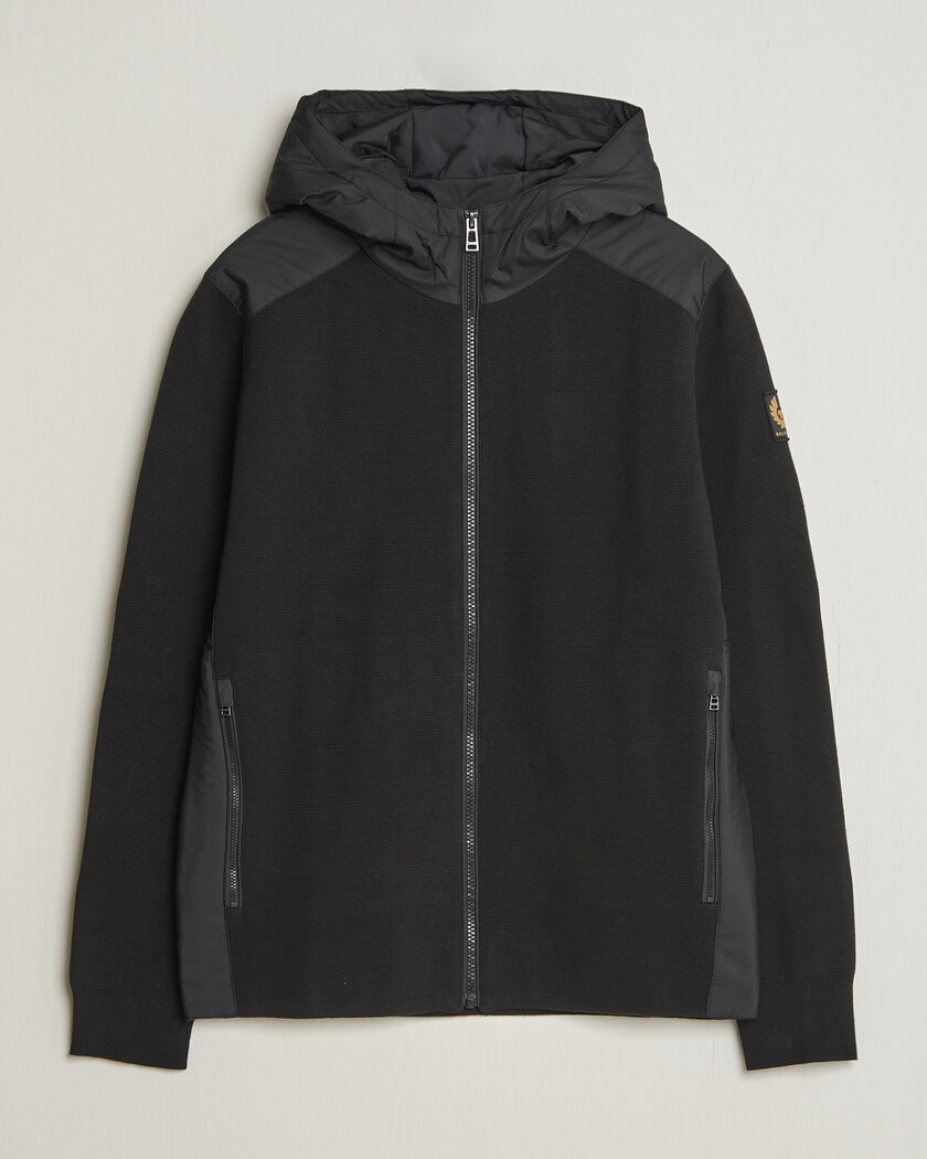 Belstaff Console Hooded Hybrid Jacket Black – Noir