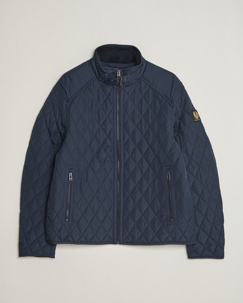 Belstaff Pembroke Quilted Jacket Dark Ink – Bleu