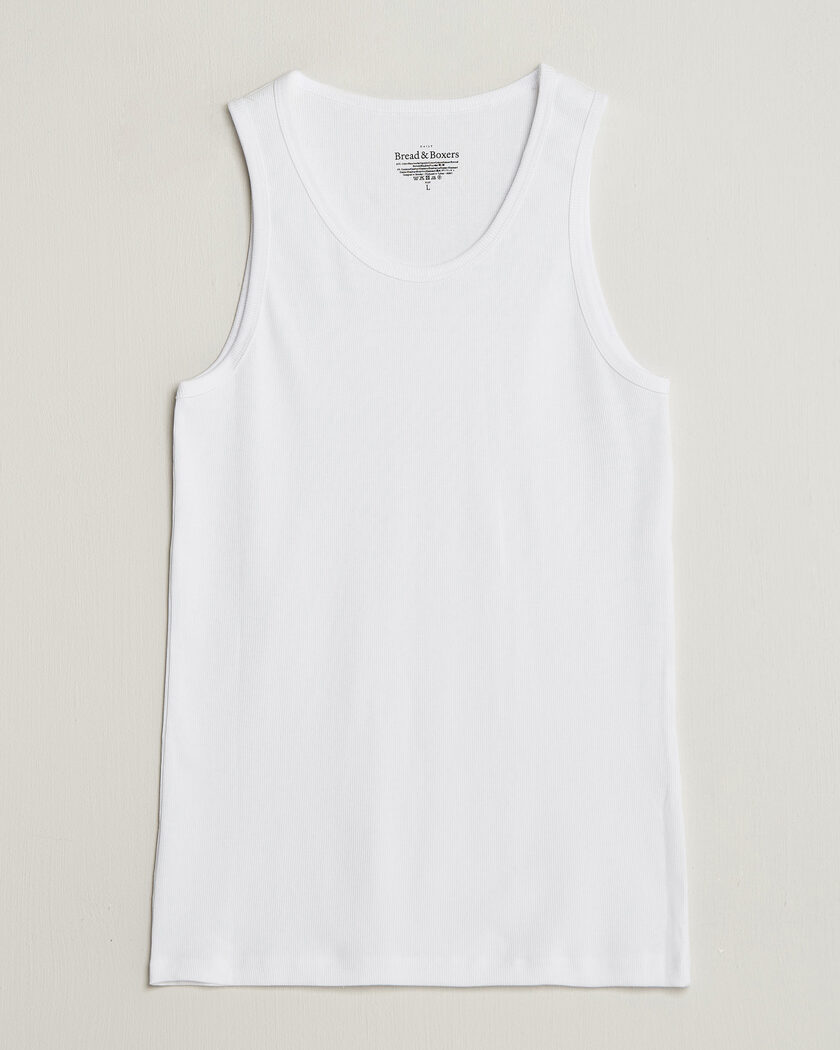 Bread & Boxers 2-Pack Ribbed Tank White – Blanc