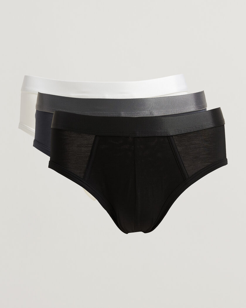 CDLP 3-Pack Y-Brief Warm Charcoal/Black/White – Multicolore