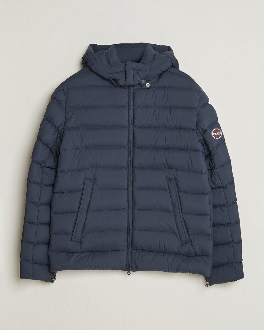 Colmar Quilted Down Jacket Navy – Bleu