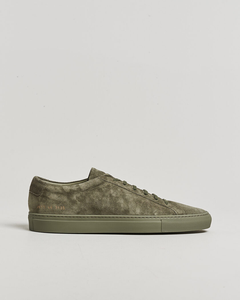 Common Projects Original Achilles Suede Sneaker Moss – Vert