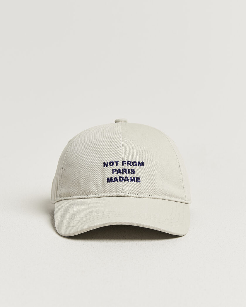 Drôle de Monsieur Slogan Baseball Cap Grey – Gris
