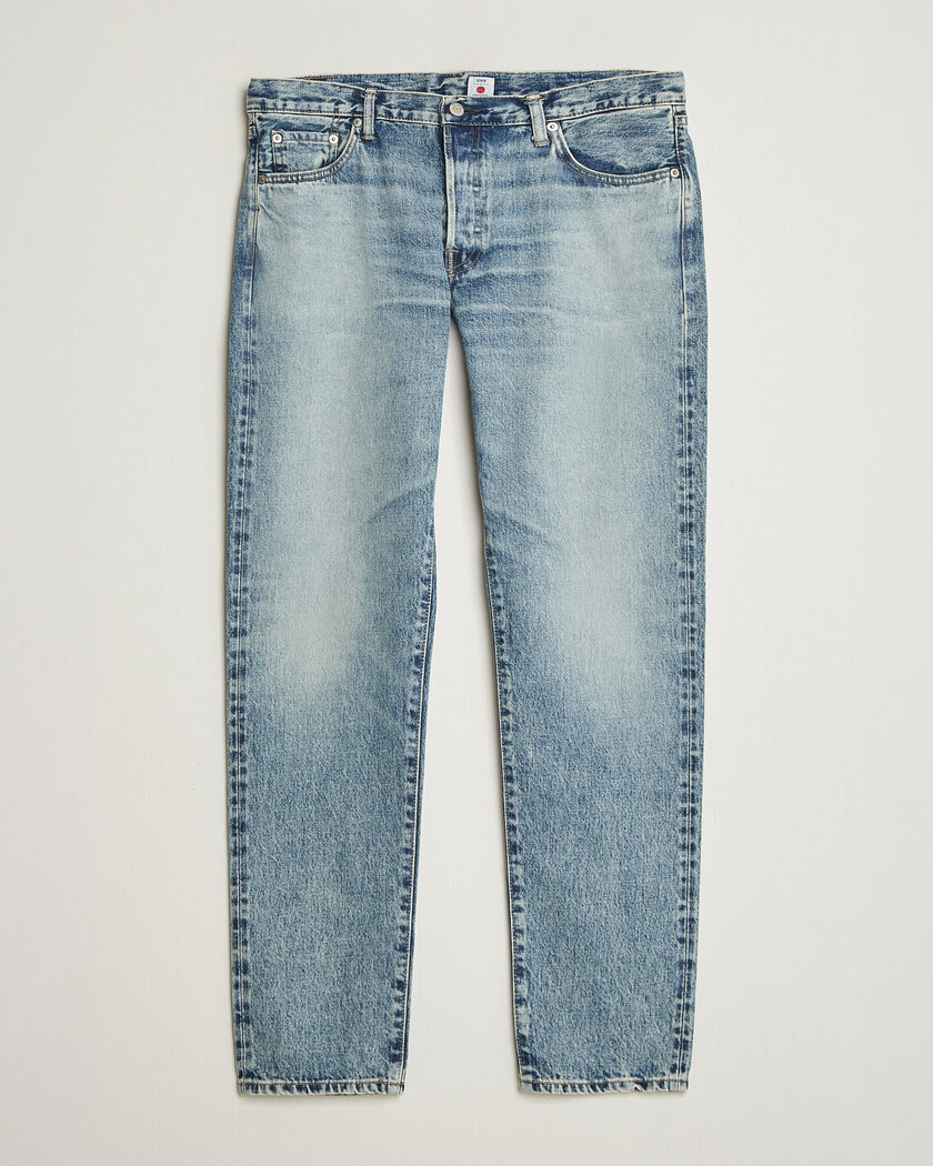 EDWIN Regular Tapered Rainbow Selvage Jeans Light Used – Bleu
