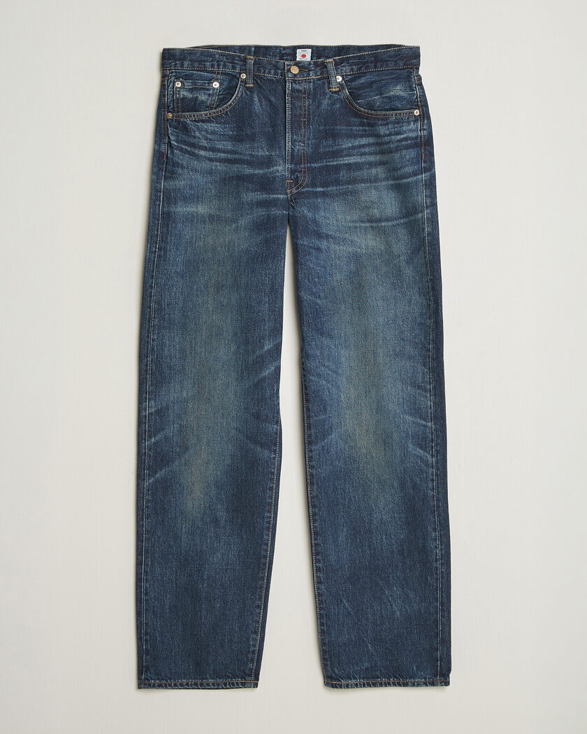 EDWIN Loose Straight Rainbow Selvage Jeans Dark Used – Bleu