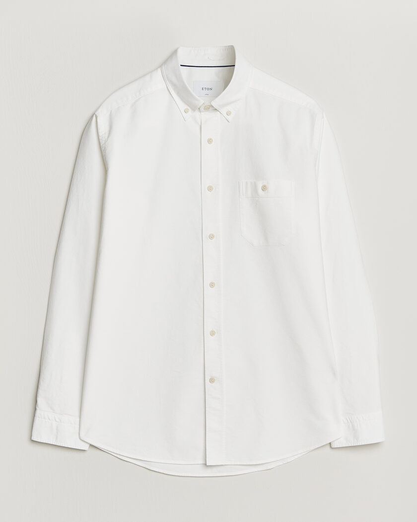  Eton Regular Fit Ivy Oxford Shirt White – Blanc