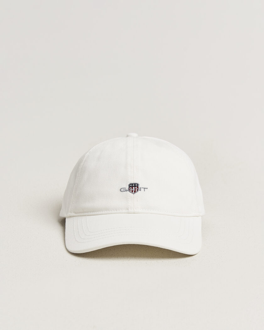 Gant Cotton Twill Cap Eggshell – Blanc