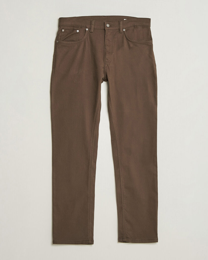 Gant Regular Fit Soft Twill 5-Pocket Pants Shadow Brown – Marron