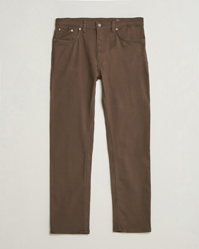 Gant Regular Fit Soft Twill 5-Pocket Pants Shadow Brown – Marron