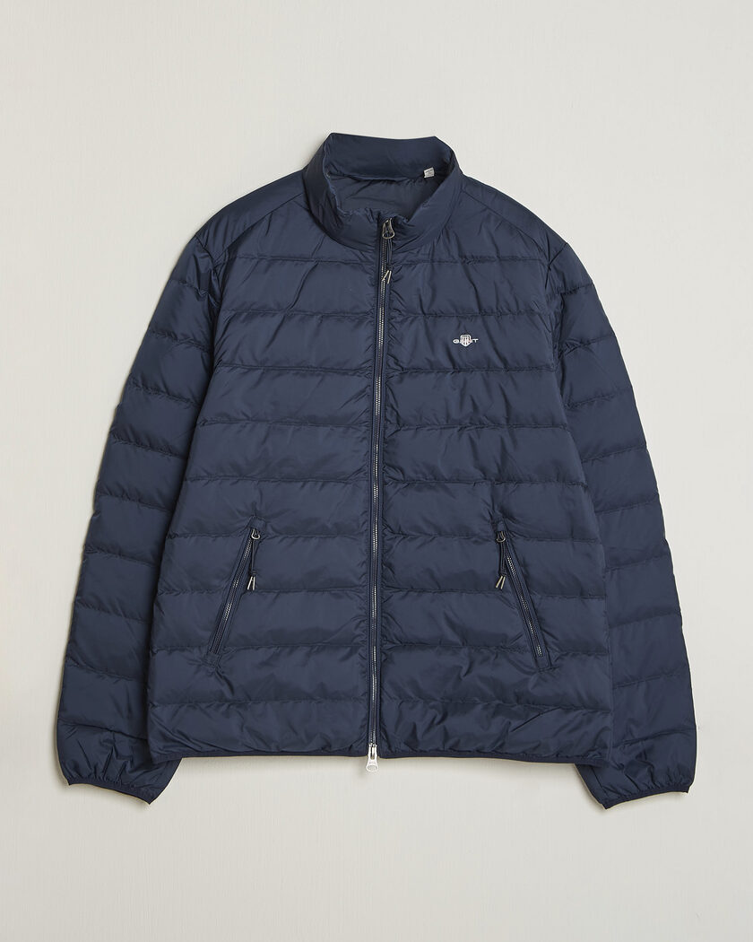 Gant Light Down Jacket Evening Blue – Bleu