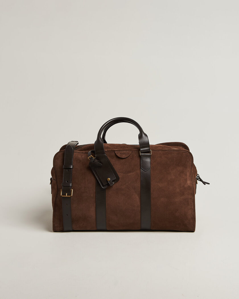 Gant Suede Duffle Bag Soil Brown – Marron
