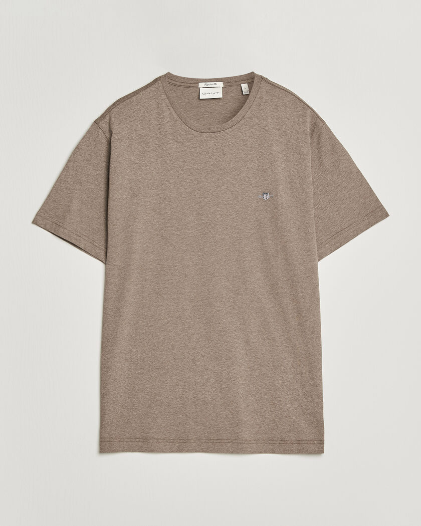 Gant The Original T-Shirt Dark Hazelnut Melange – Marron
