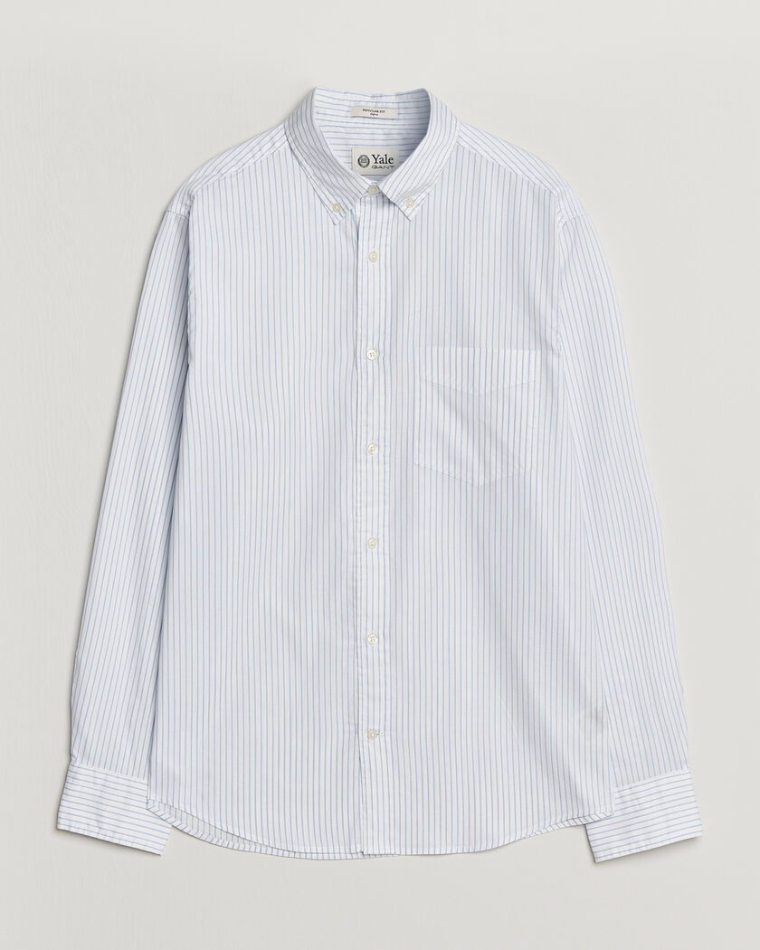Gant YALE Regular Fit Striped Oxford Shirt Light Blue – Bleu