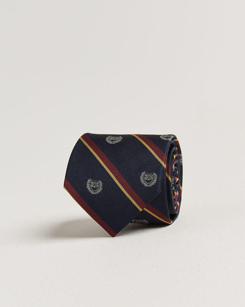 Gant YALE Crest Tie Marine – Bleu