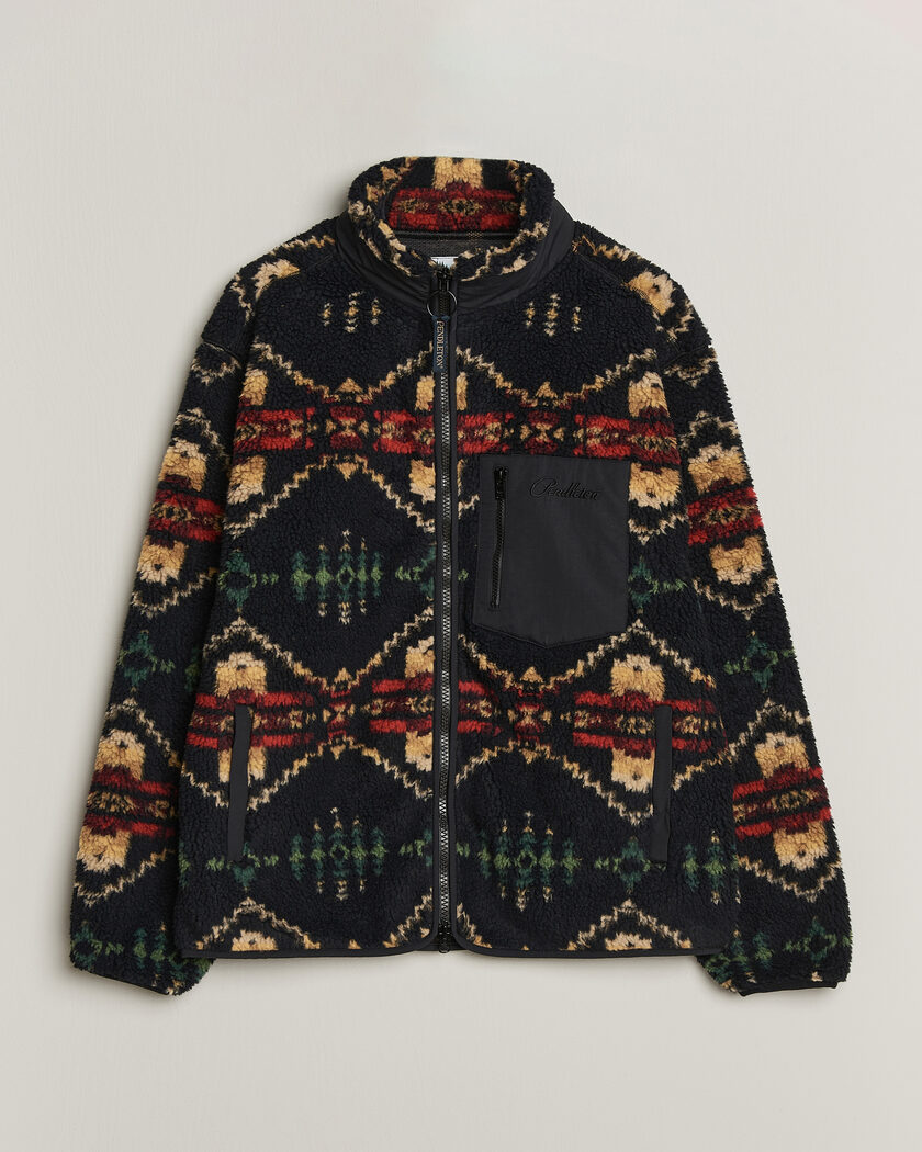 Pendleton Jacquard Sherpa Fleece Four Corners – Multicolore