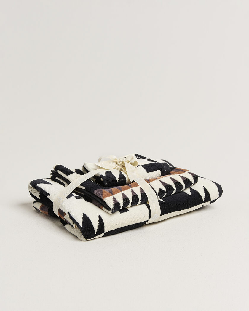  Pendleton 3-Piece Towel Set Spider Rock Black – Noir