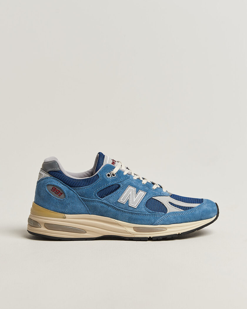 New Balance Made In US & UK New Balance Made in Made in UK 991v2 Vintage Sports Bluesteel – Bleu