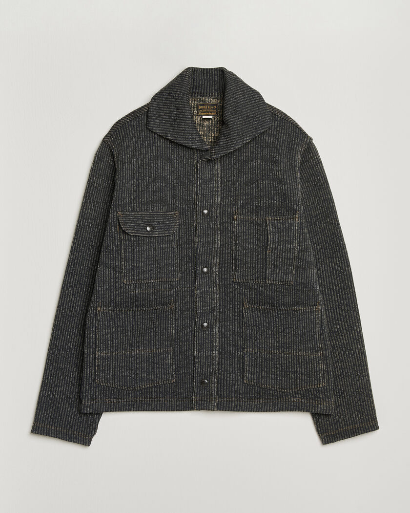 RRL Charles Cardigan Jacket Charcoal – Gris