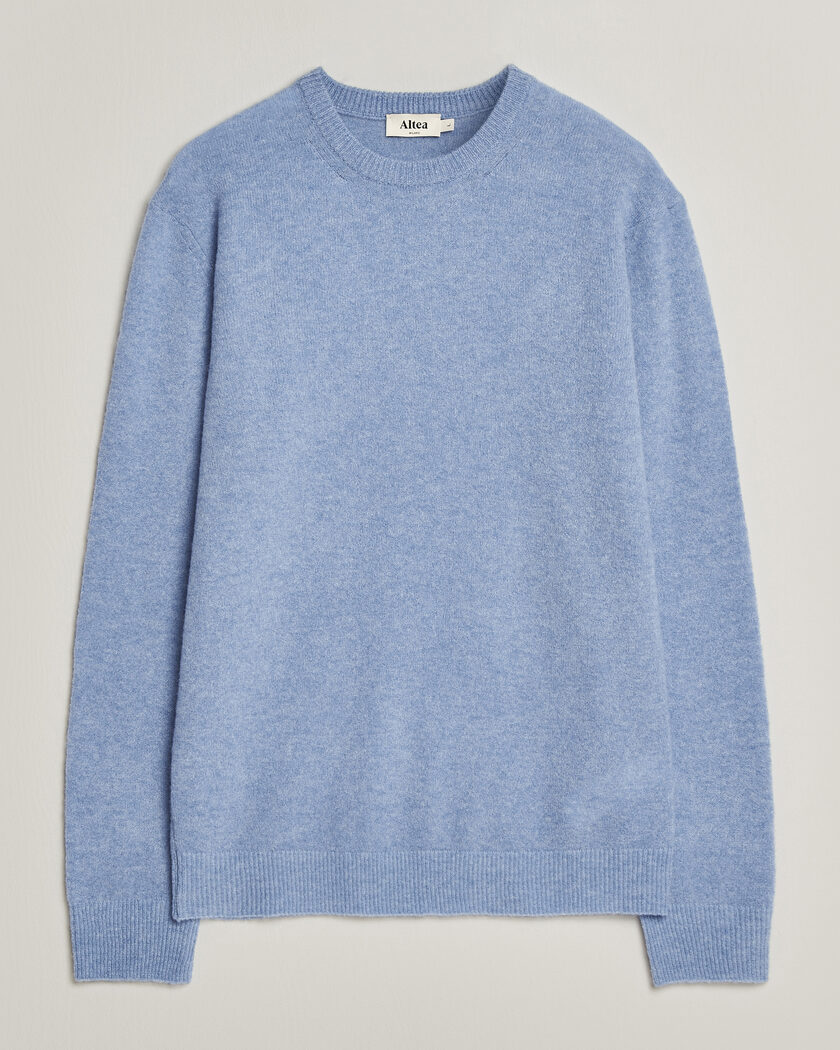 Altea Cloud Cashmere Blend Sweater Sky Blue – Bleu