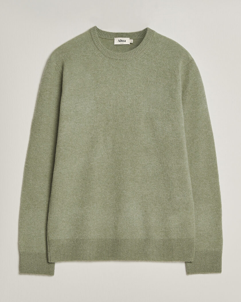 Altea Cloud Cashmere Blend Sweater Mint Green – Vert