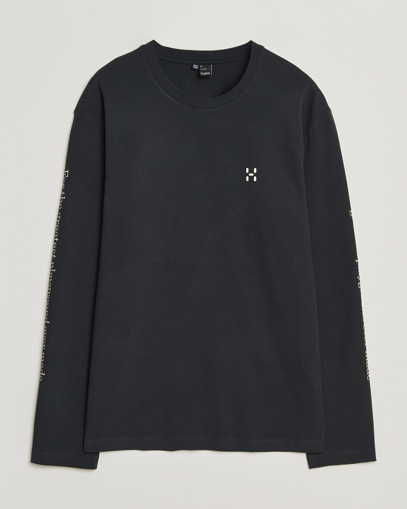 Haglöfs Long Sleeve T-Shirt True Black – Noir