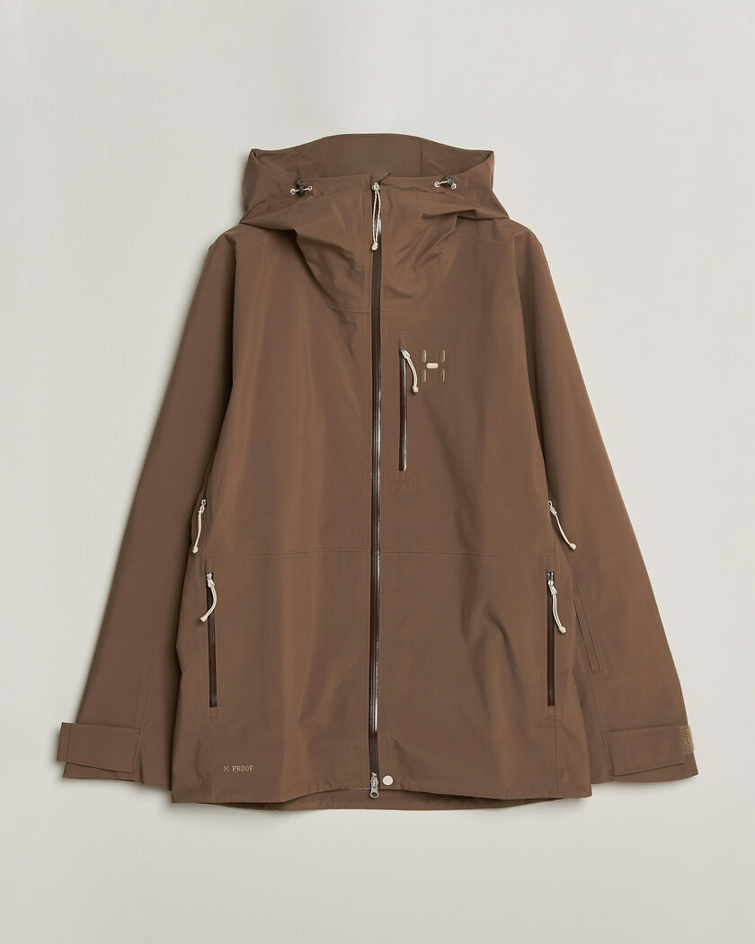 Haglöfs Alper Proof 3L Jacket Teak Brown – Marron