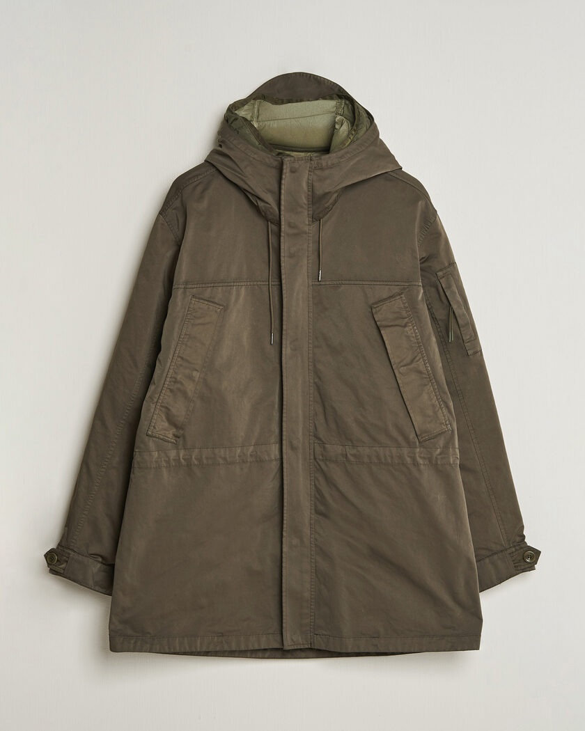 C.P. Company Micro Kei 2 in 1 Nylon Parka Olive – Vert
