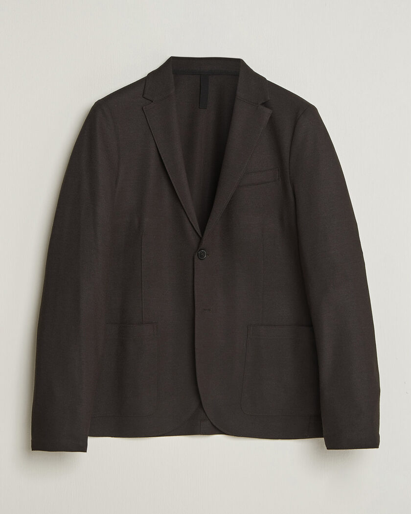  Harris Wharf London Two Button Superfine Merino Blazer Brown – Marron