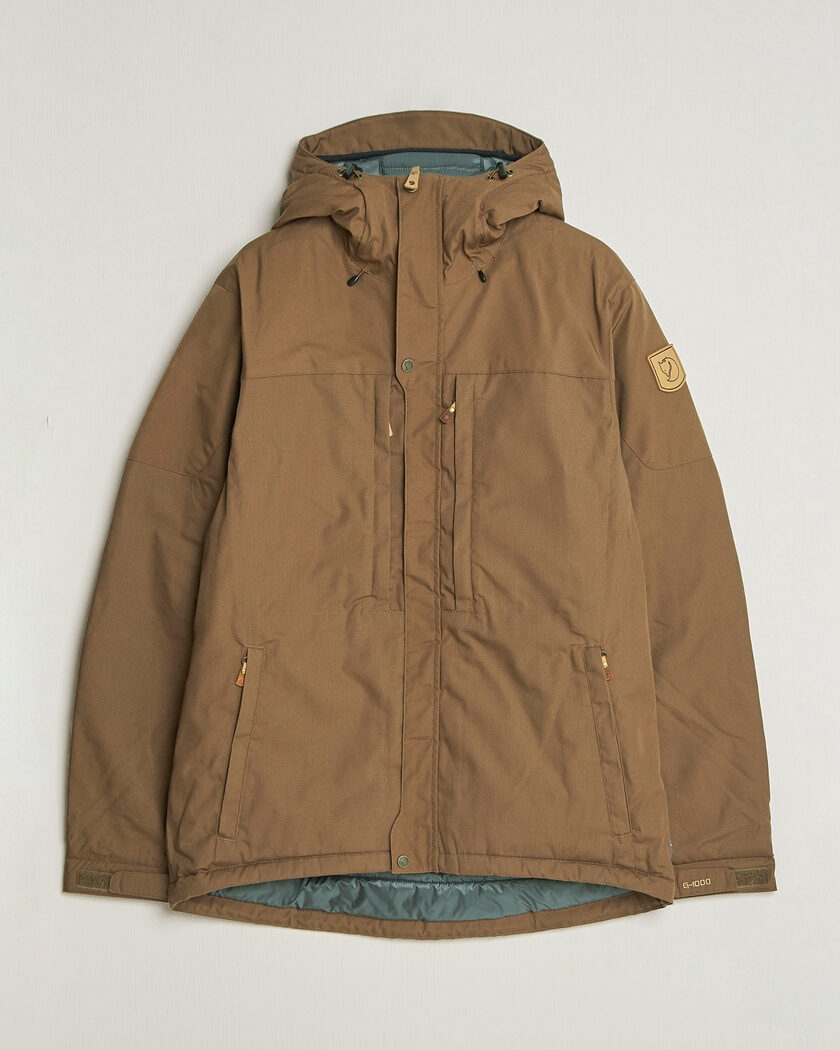 Fjällräven Skogsö Padded Jacket Dark Oak – Marron