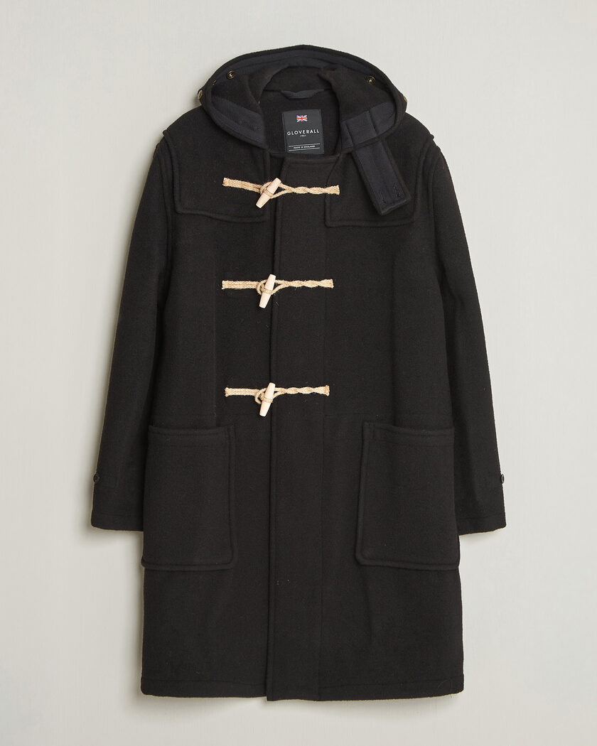 Gloverall 575 Monty Original Duffle Coat Black – Noir