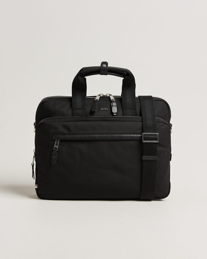 BOSS BLACK Highway Document Case Black – Noir