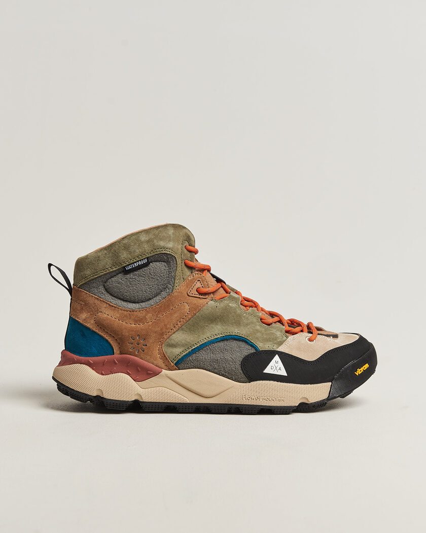 Flower Mountain Back Country Mid Suede/Leather Sneaker Multi – Multicolore